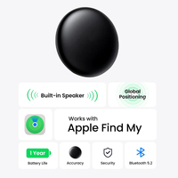 Smart Bluetooth GPS Tag Based on Apple Find My app Anti-lose Tracker Sound Locating Message Reminder Alarm Device Key Finder