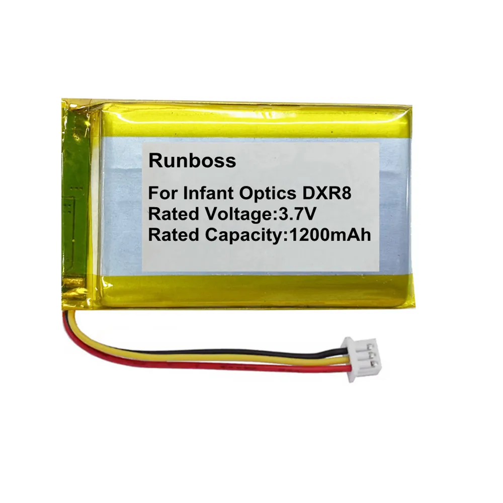 

Сменный аккумулятор DXR-8 для детской оптики DXR8, видеоняня SP803048, 1200 мАч, 3,7 В, литий-полимерные аккумуляторные батареи