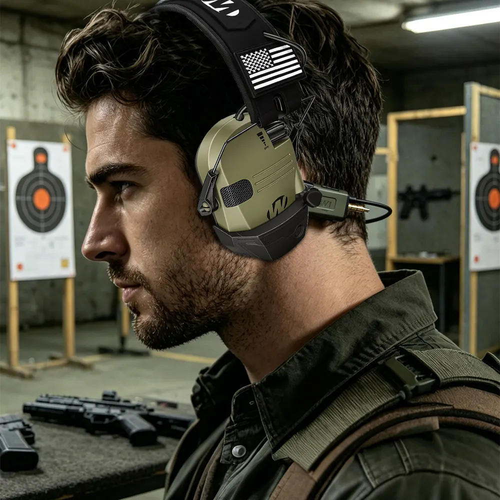W1 Bluetooth Adapter Wireless Converter for WK Headphones Converts Wire-controlled to Wireless Earmuffs Pro Tactical Audio