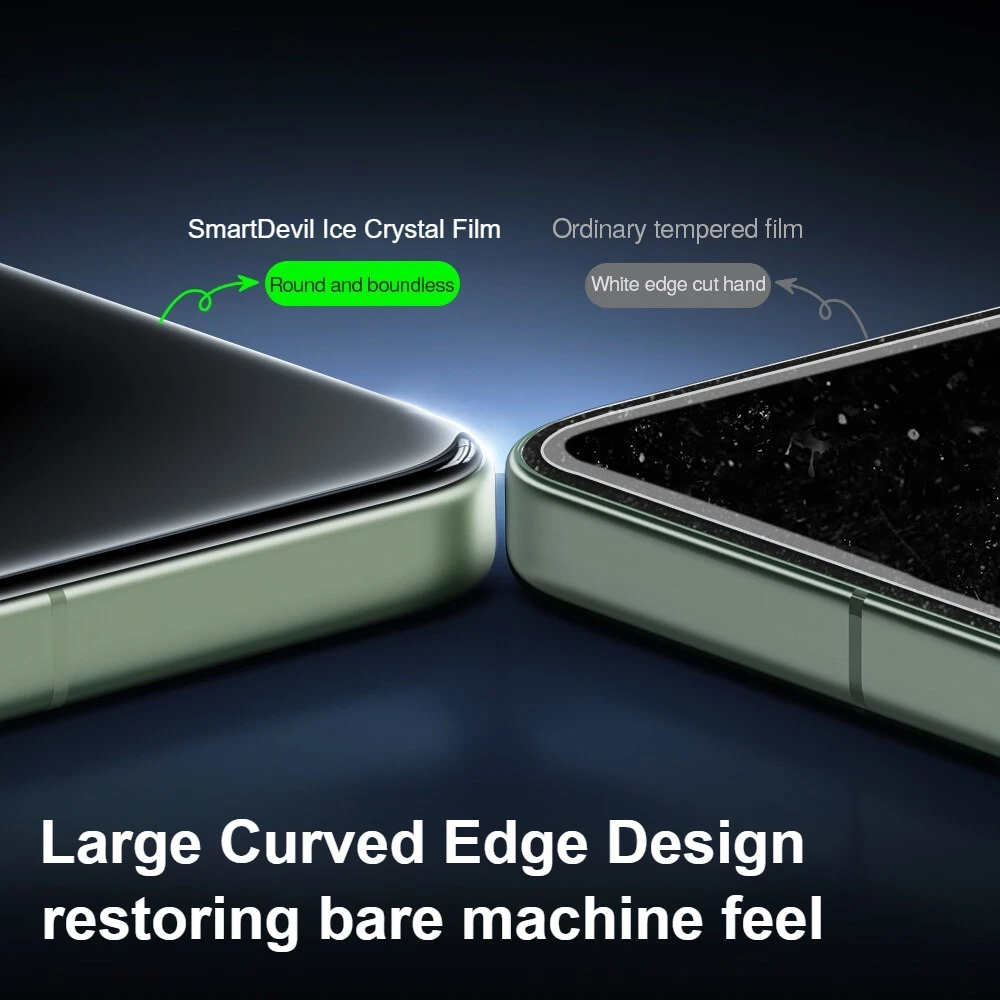 SmartDevil Dust-free Box Tempered Glass Film for Poco F7 Ultra F7Pro F6Pro HD Screen Protector for Redmi K80 Pro Dust-proof