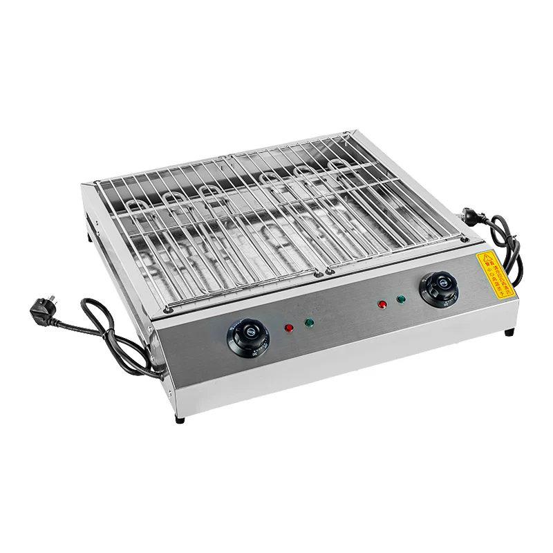 Commercial Stainless Steel Burger Fish Corn Grilling Machine Steak Electric Griddles Shawarma Grill Machine