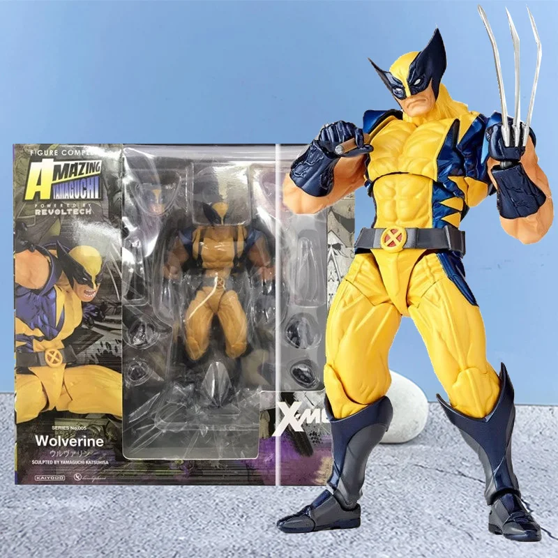 15cm Marvel Comics Movie Figures Movable Gear Wolverine Action Figure Statue Model Doll Collection Toys Gifts