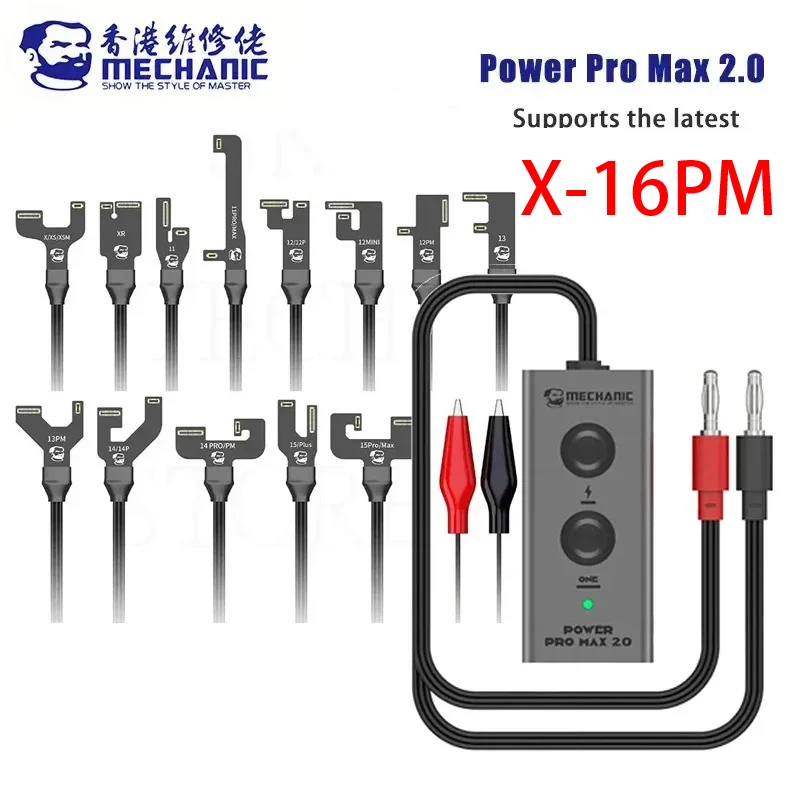 MECHANIC DC Power Supply Test Cable Boot Line For iPhone Phone Repair Tools Compatible With IBoot Box/IBoot Power