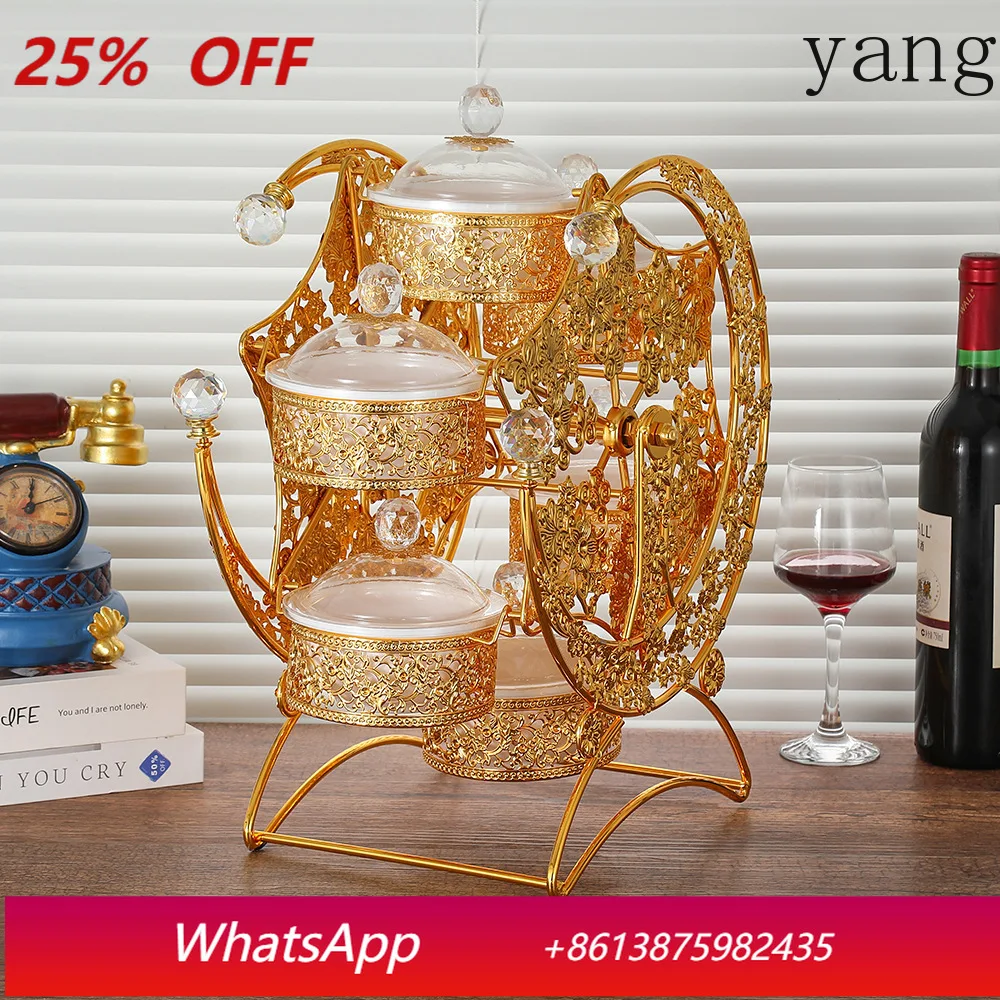 CX exquisite windmill rotating pattern dried fruit box snack plate