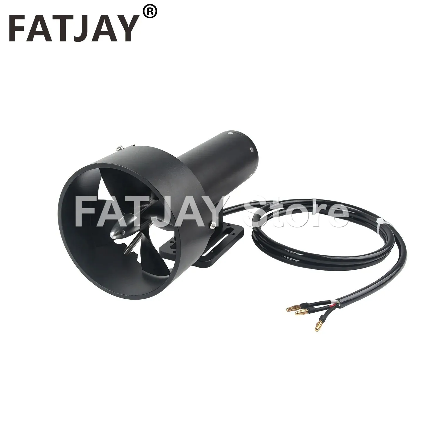 48V IPX8 Fully Enclosed Thruster – FATJAY KYI-30T-H 30KG Thrust Brushless Motor for E-surfboard RC ROV Boat