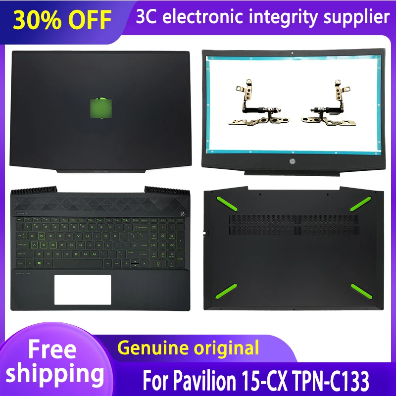 

New Original Laptop Cover For HP Pavilion 15-CX TPN-C133 LCD Back Cover/Front Bezel/Hinges/Palmrest/Bottom Case L20313-001