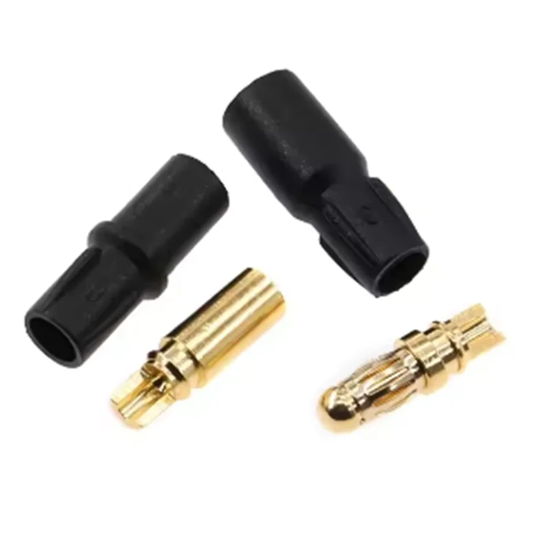 SH3.5-F/M model airplane connector 3.5mm male and female banana plug gold-plated with copper sheath