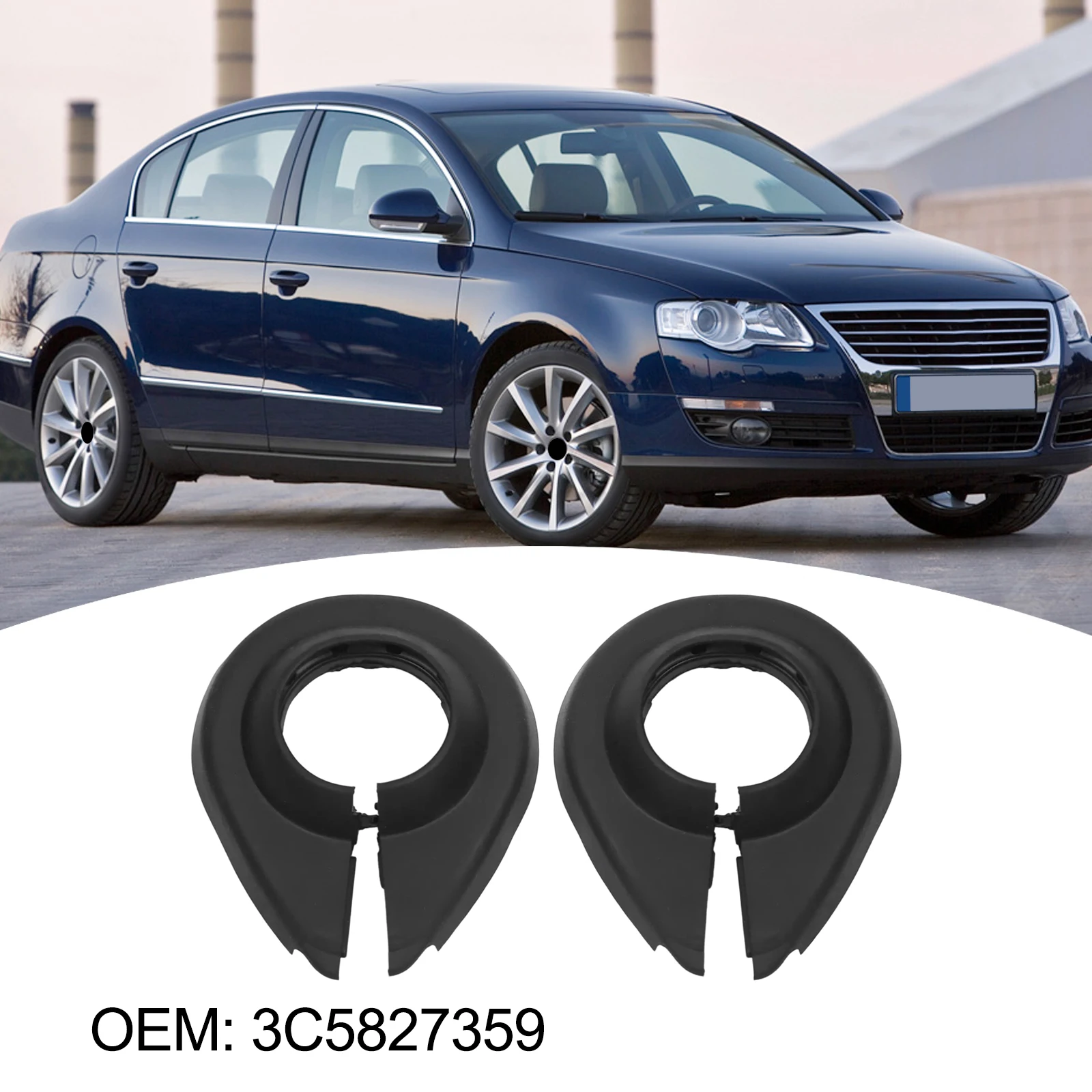 Car Boot Hinge Rubber Seal Ring Replacement For Passat B6 B7 Trunk Support Pillar OEM 3C5827359C Easy Installation