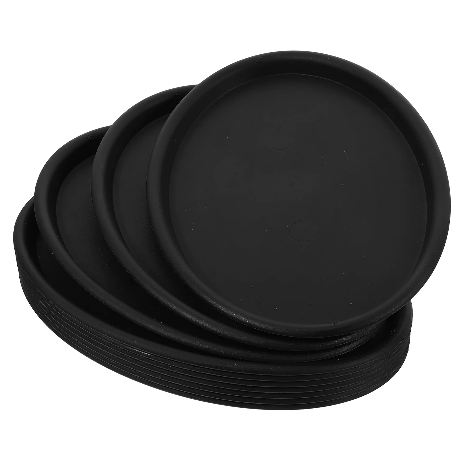 

10Pcs Durable Oval Plastic Plant Saucer Waterproof Plant Pot Tray Indoor Garden Water Drip Tray Heavy Duty Decorative Saucer