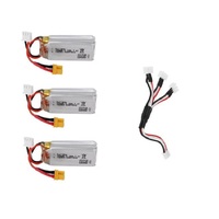 3PCS 7.4V 700mAh 25C Battery + Charging Cable for M03 / E160 / YU XIANG F1 RC Helicopter Spare Parts M03-025