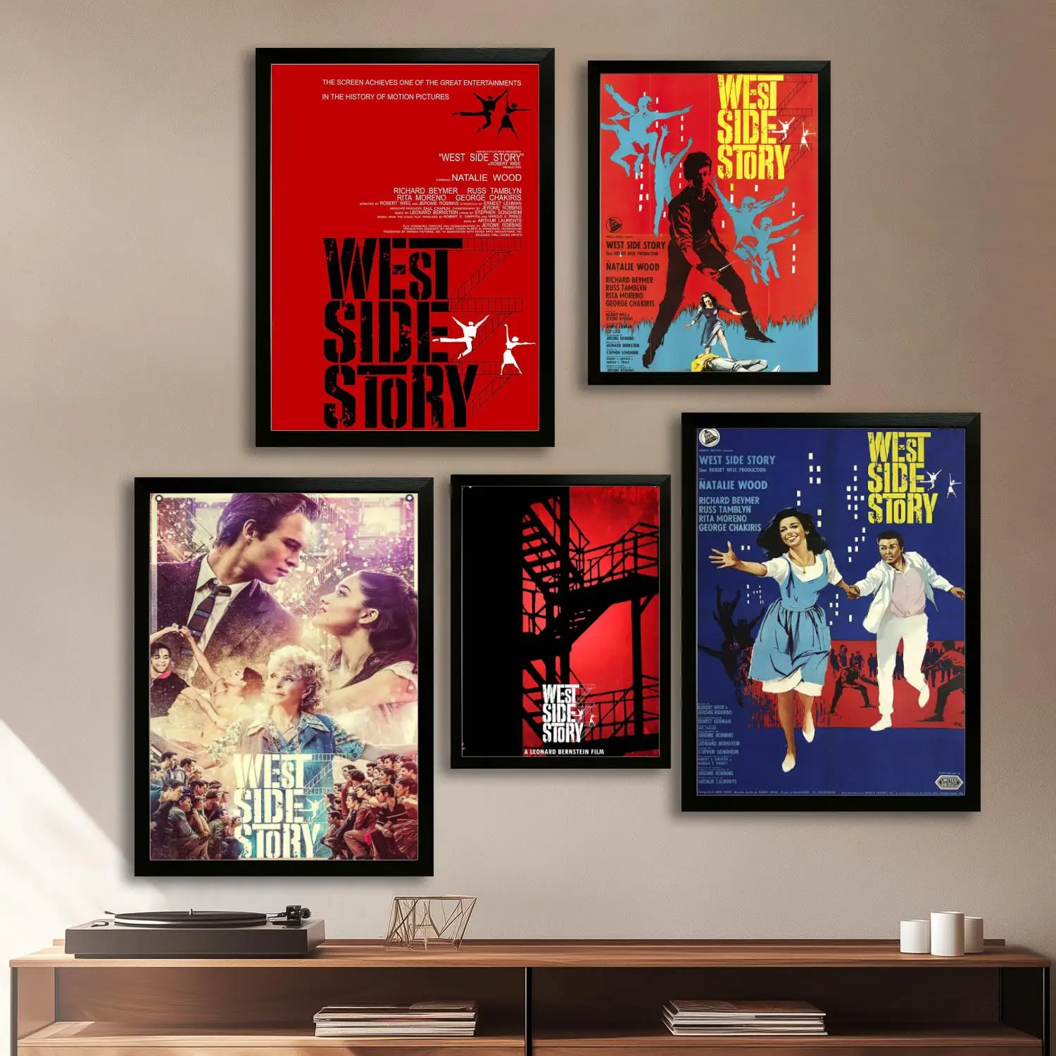 west side story Movie Canvas Art Poster and Wall Art Picture Print, Modern Family Bedroom Decor Posters,Decorative painting