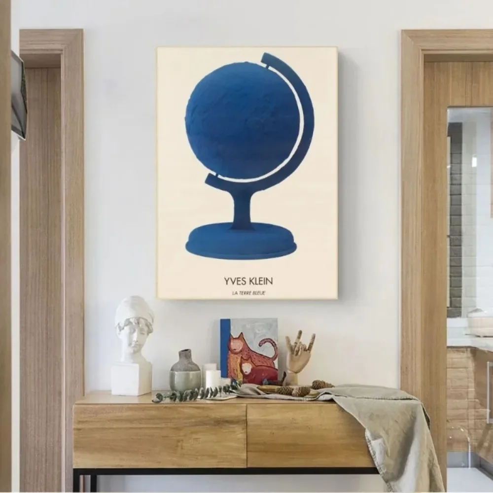 Yves Klein Poster No Framed Poster Kraft Club Bar Paper Vintage Poster Wall Art Painting Bedroom Study Stickers