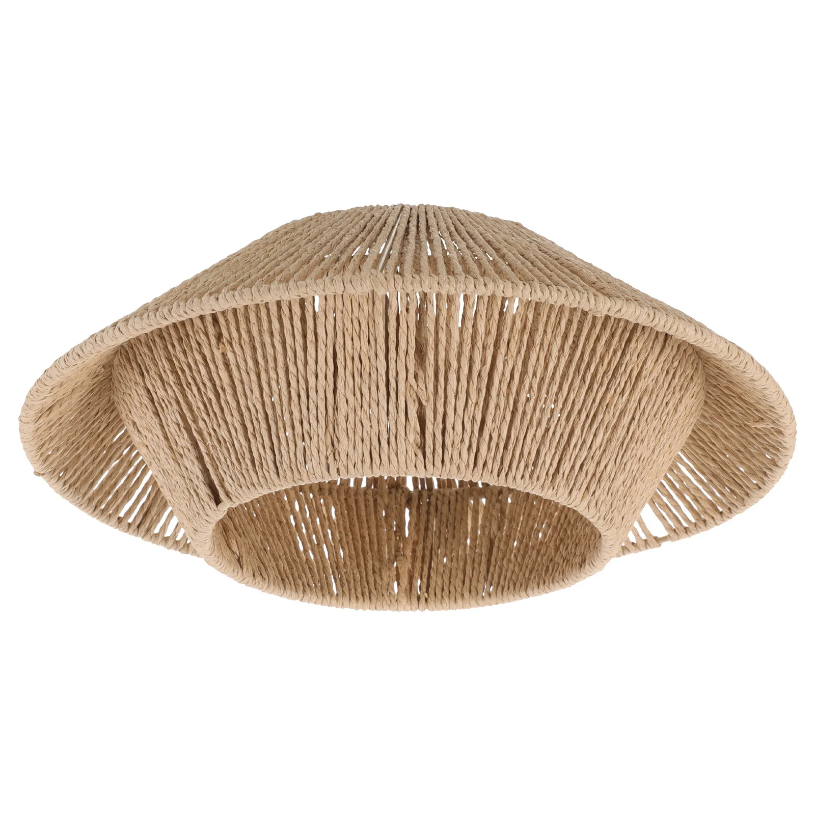 

Retro Lampshade Small Paper Weaving Simulated Rattan Shade for Ceiling Lamps Chandeliers Wall Sconces Barrel Shades