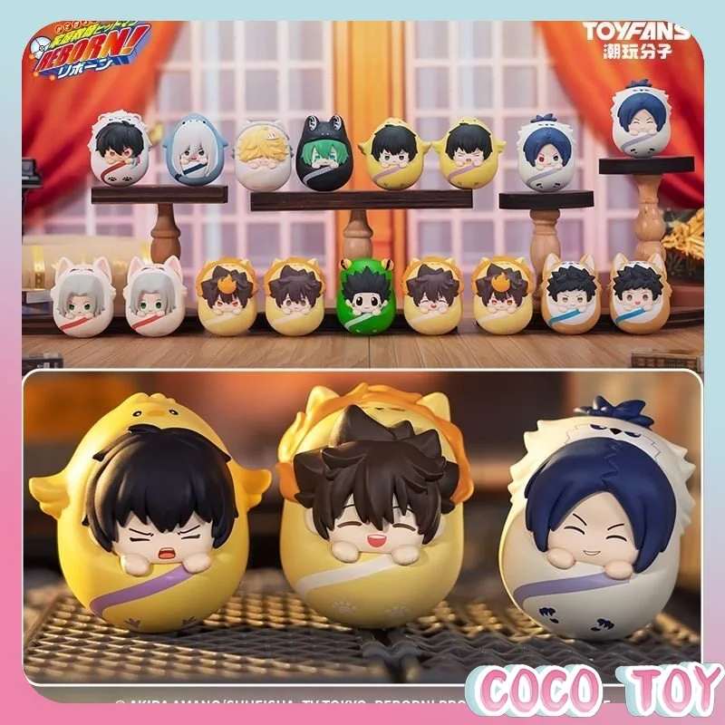 

Authentic FUN4YEAH Hitman Reborn Cute Round Tumbler Mini Beans Blind Box Official Licensed Anime Collectible nice Desktop Decor