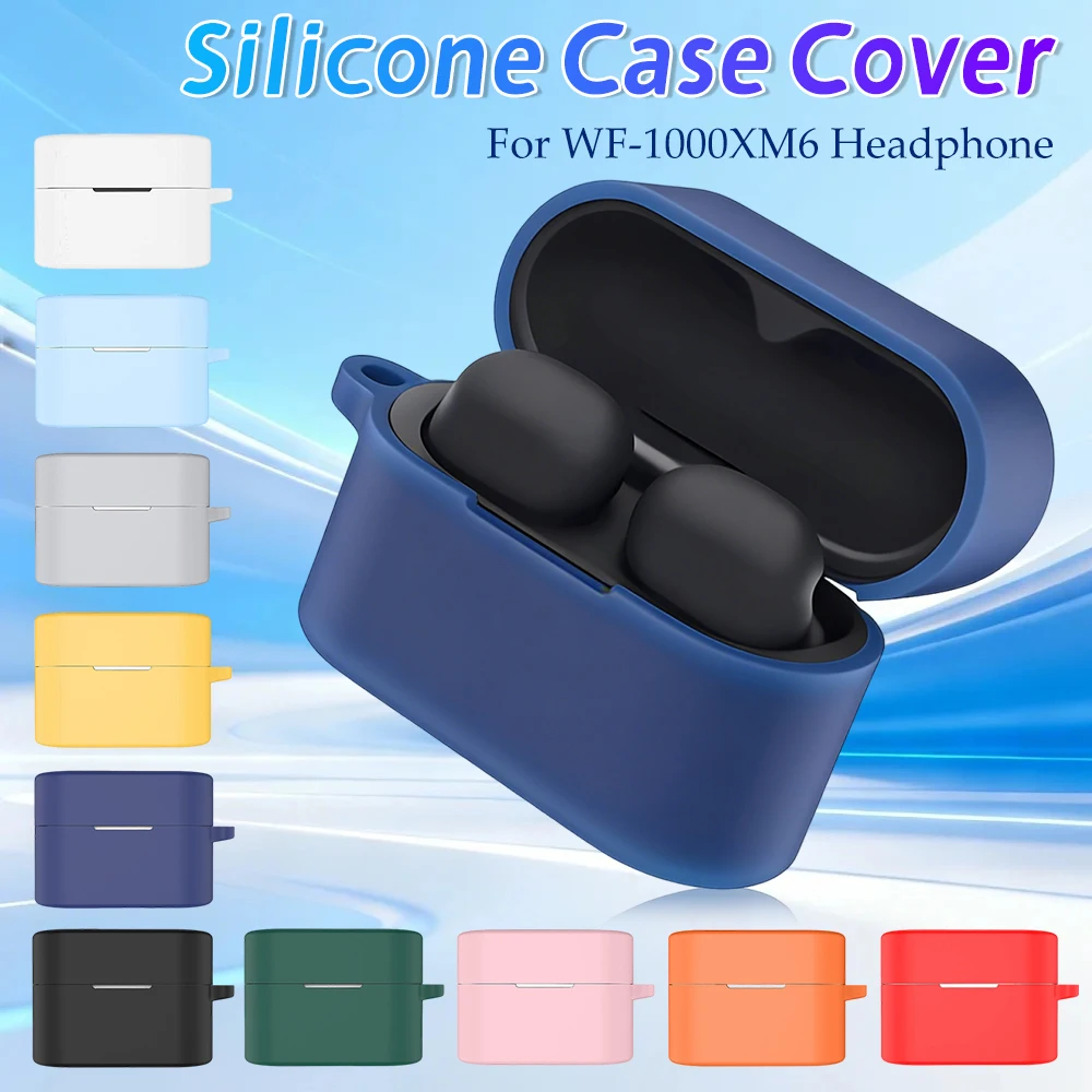 For  WF-1000XM6 Headset Silicone Headset Case Dustproof And Scratch-proof Earphone Protect Bluetooth Headset Case