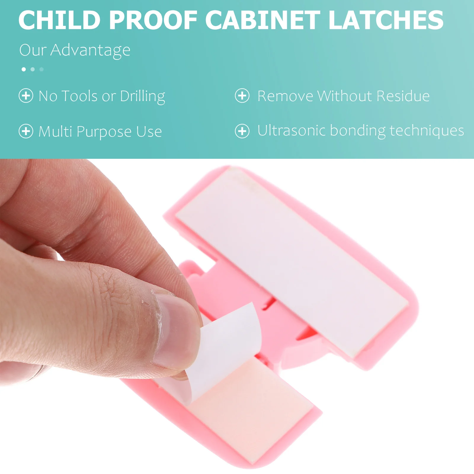 

4 шт., детские замки, детские защелки для шкафов, ящиков, холодильника, детские замки, защелки для шкафа с защитой от детей