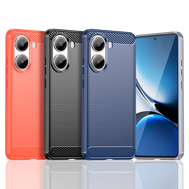 Stoßfeste Schutzhülle für Pocox X7 Pro F7 Ultra 5G M7 M7 Pro, weiche Silikon-TPU-Rückseite
