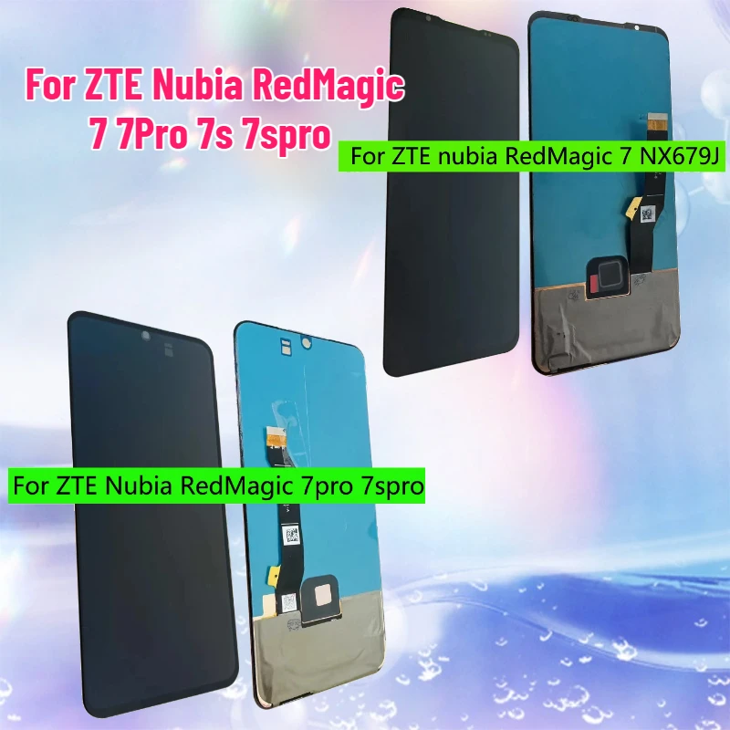

Новый ЖК-дисплей (экран) для ZTE Nubia RedMagic Red Magic 7 7Pro 7s 7spro — сборка сенсорного экрана и дисплея