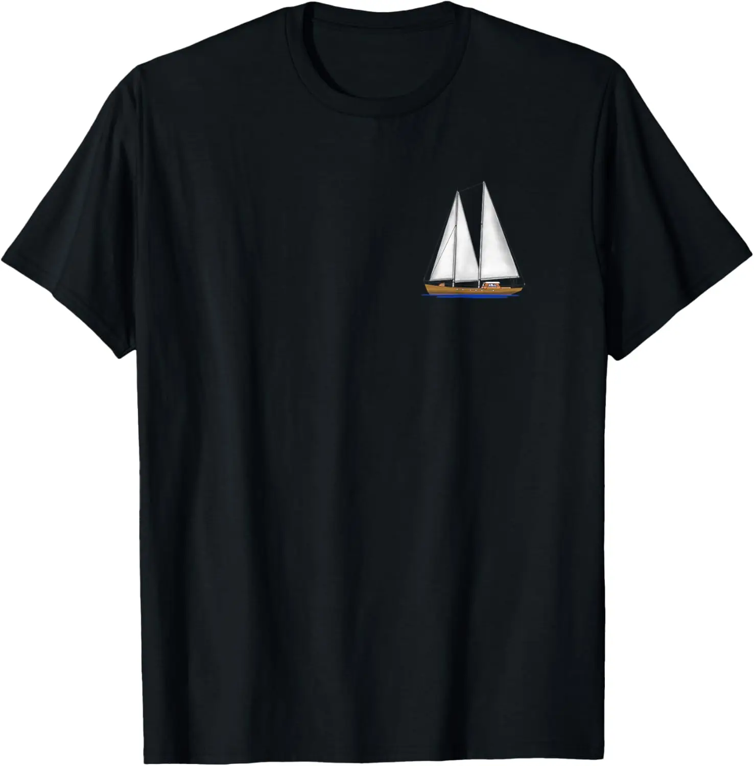 

San Diego California Nautical Sailboat Sailing (2-Sided) T-Shirt