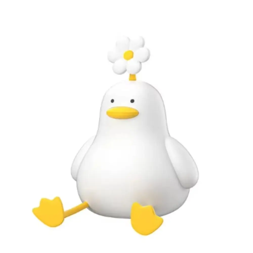 

Touch Sensor LED Night Light USB Rechargeable Timing Function Cartoon Animals Light Rechargeable Battery Safe Material Duck Lamp