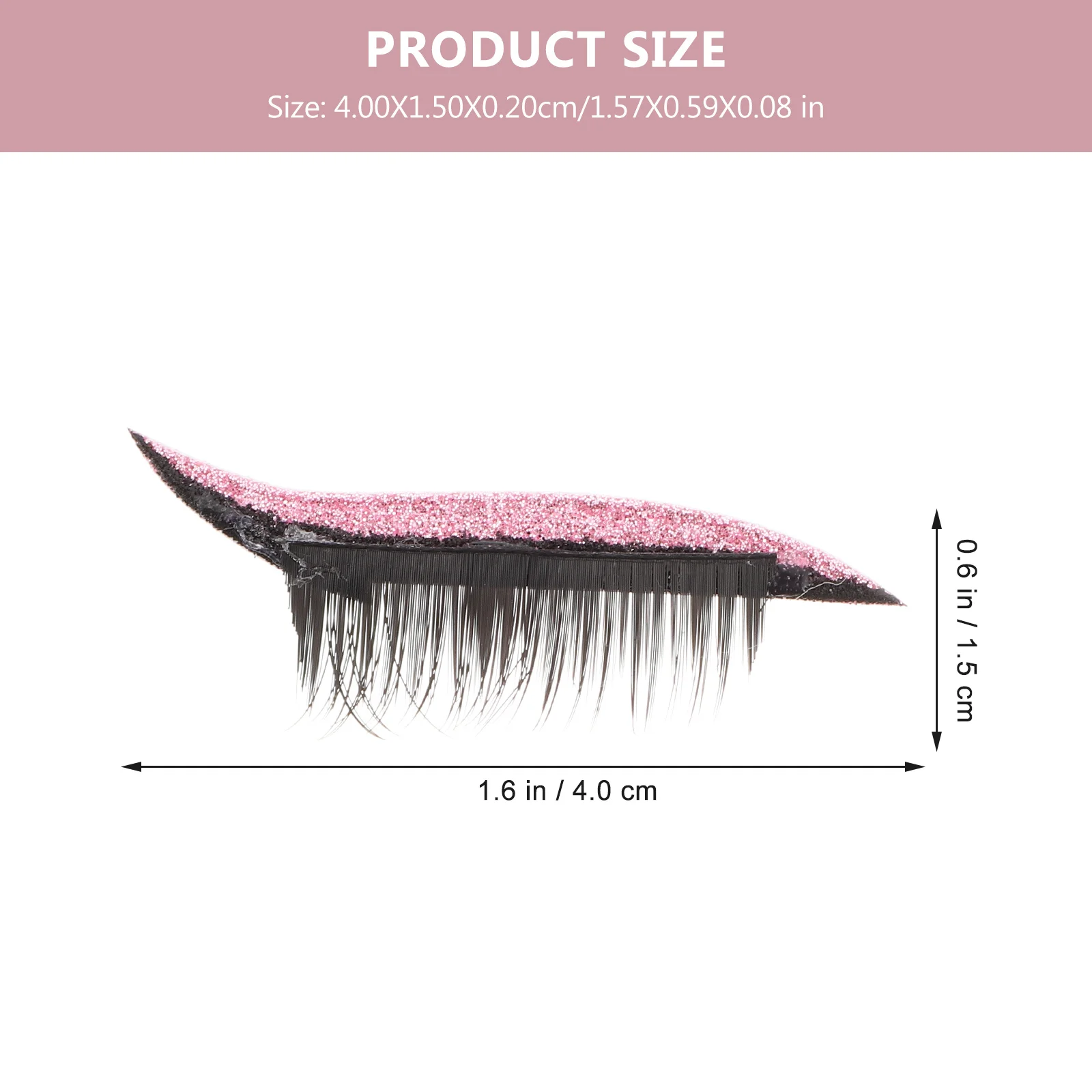 4 paia di adesivi per eyeliner impermeabili, nastro adesivo per linea occhi, per trucco quotidiano, cosplay, festival, regalo, decalcomania per eyeliner