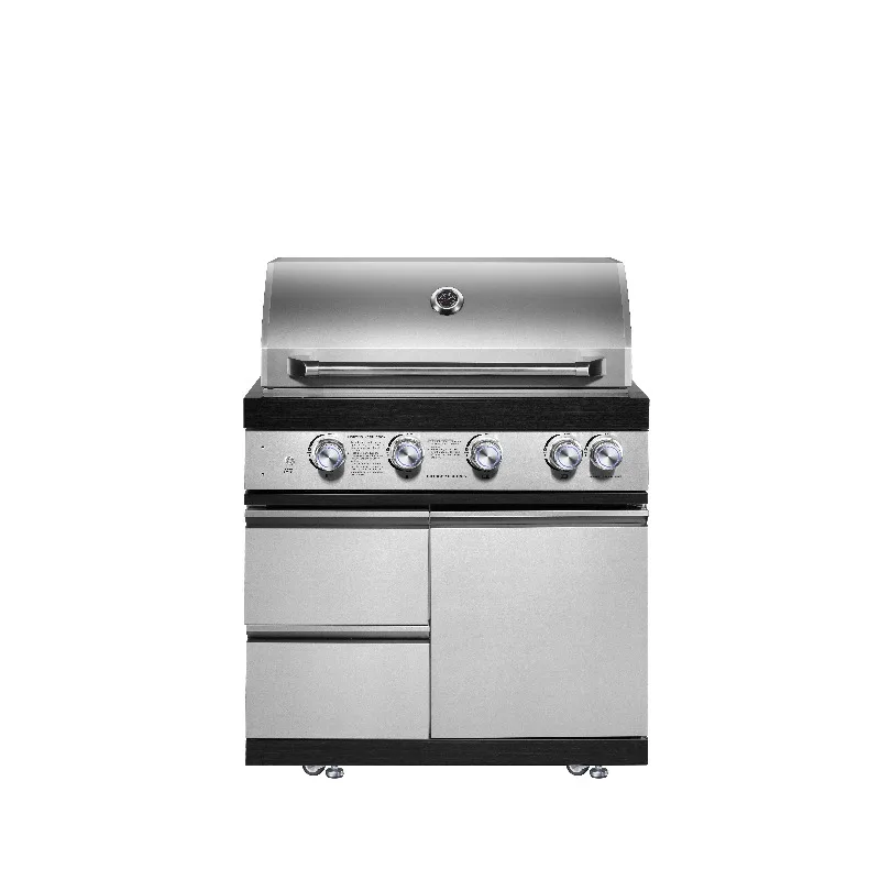 Modern Europe Style Outdoor Gas Grill for Meat and Vegetable Cooking Factory Price Backyard Party Gas Barbecue Grill