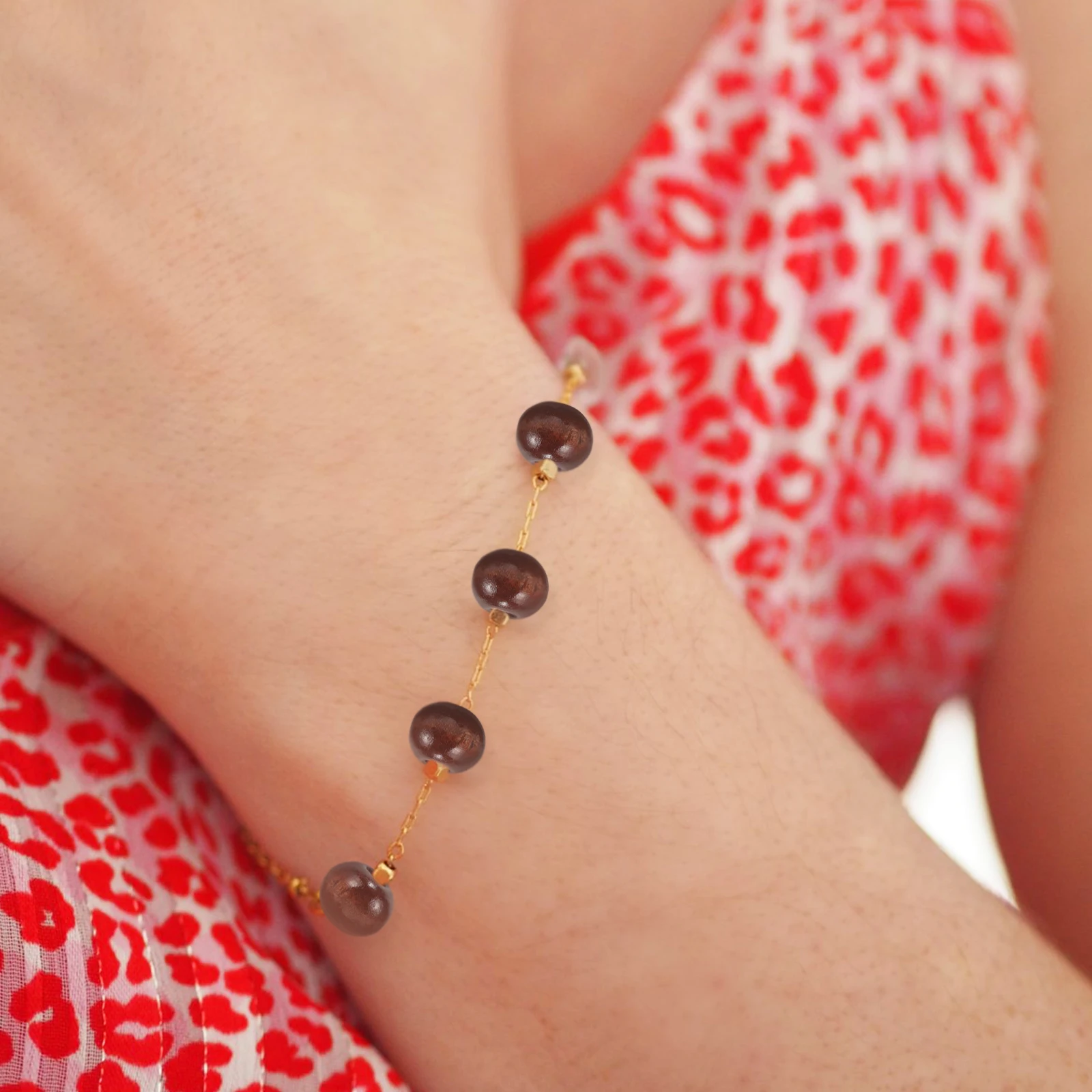 

500Pcs DIY Wood Beads Square Shape Coffee Color 8mm Loose Beads Handmade Jewelry Accessories Bracelet Necklace Craft Beading