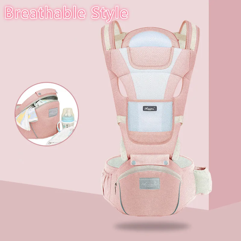 Ergonomische Babytrage für Kleinkinder, Hipseat-Trage, nach vorne gerichtet, ergonomische Känguru-Babytragetuch für Babyreisen