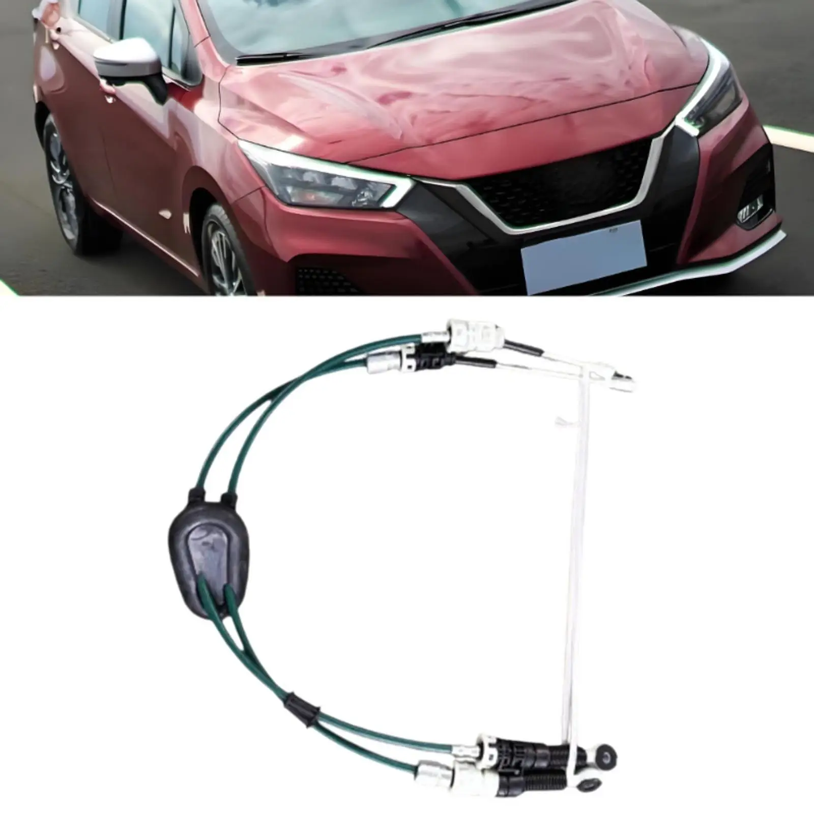Premium Parking Brake Handbrake Cable Car Brake Wire Kit for Nissan Versa March 2007-2019 Smooth Shifting