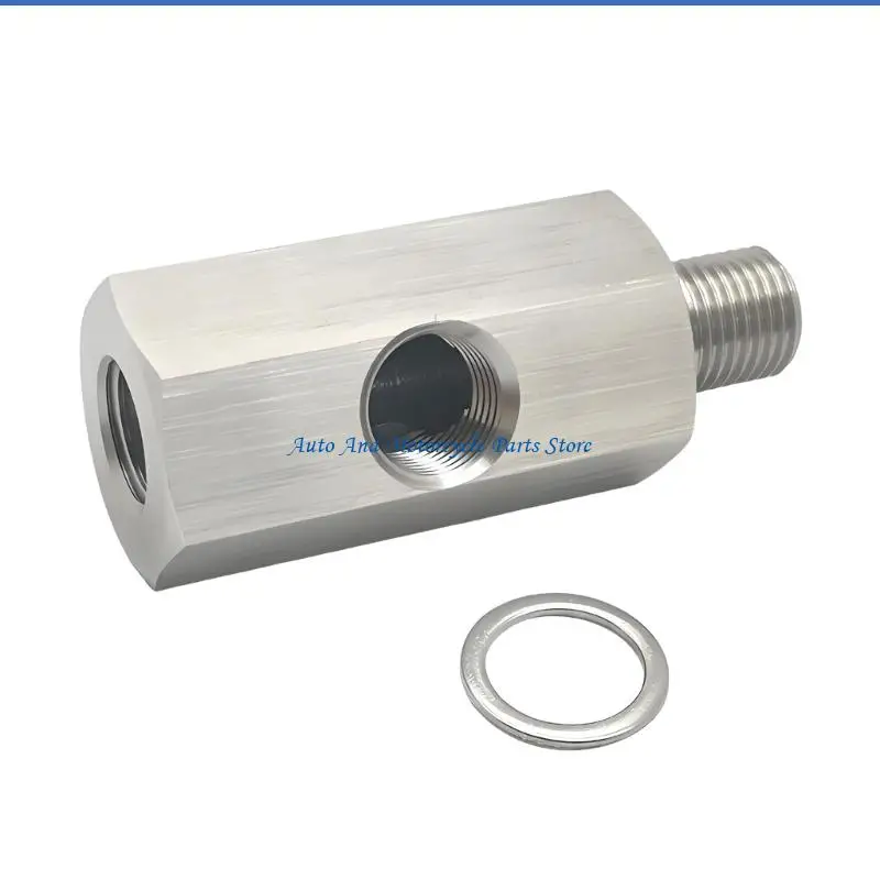 P9FD Oil Pressure Sensors Adapter M10X1.0 Thread Stainless Steel NPT Port for Vehicle