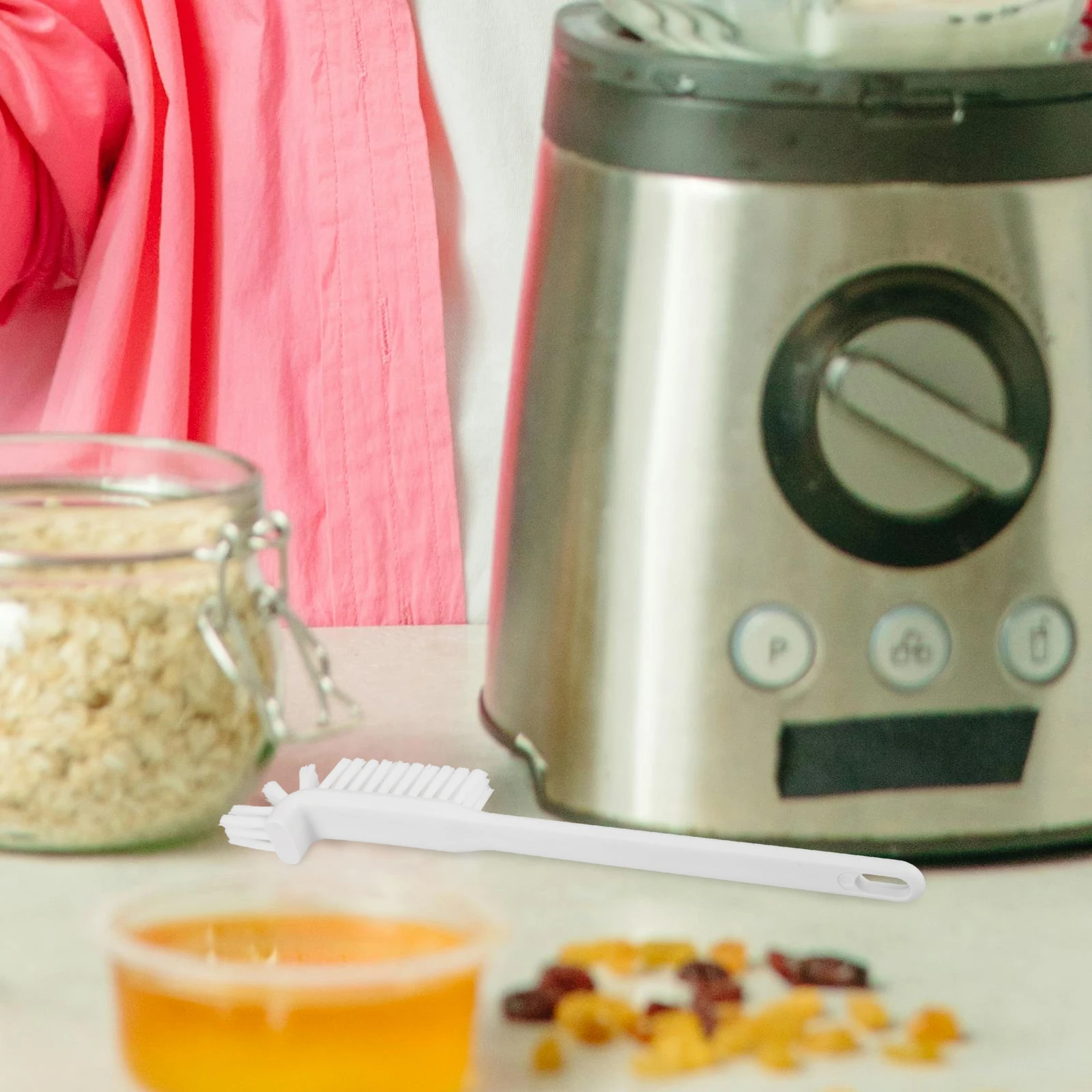 

1pcs Cleaning Brush For Kitchen Multifunctional Soft Bristles Corner Scrub Brush For Blender Juicer Soy Milk Maker Cup Bottle