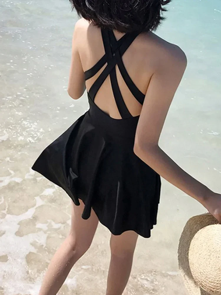เซ็กซี่สูงเอวชุดชายหาดผู้หญิงชุดว่ายน้ําBackless Hollow Outชุดบิกินี่ 2025 ฤดูร้อนใหม่ชุดว่ายน้ําOne Pieceชุดว่ายน้ํา
