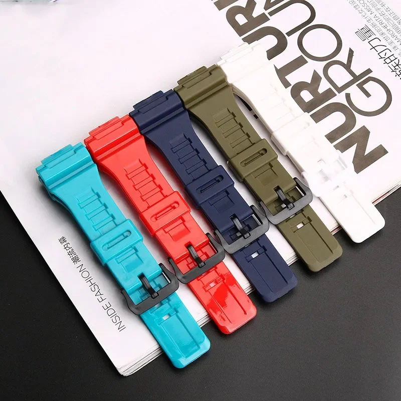 Silicone Watch Band Resin Watch Band Suitable for Casio AQ-S810W AQS810WC 5208 Rubber Watch Accessories 18mm