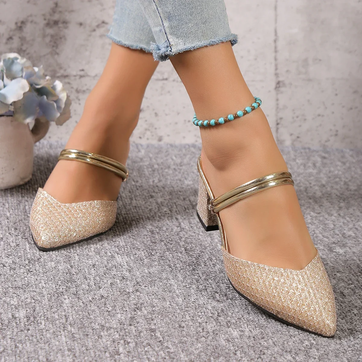 Femmes chaussures mode talons confortables sandales 2025 été talons hauts pour femmes sandales de créateur chaussures de luxe chaussures de fête de mariage