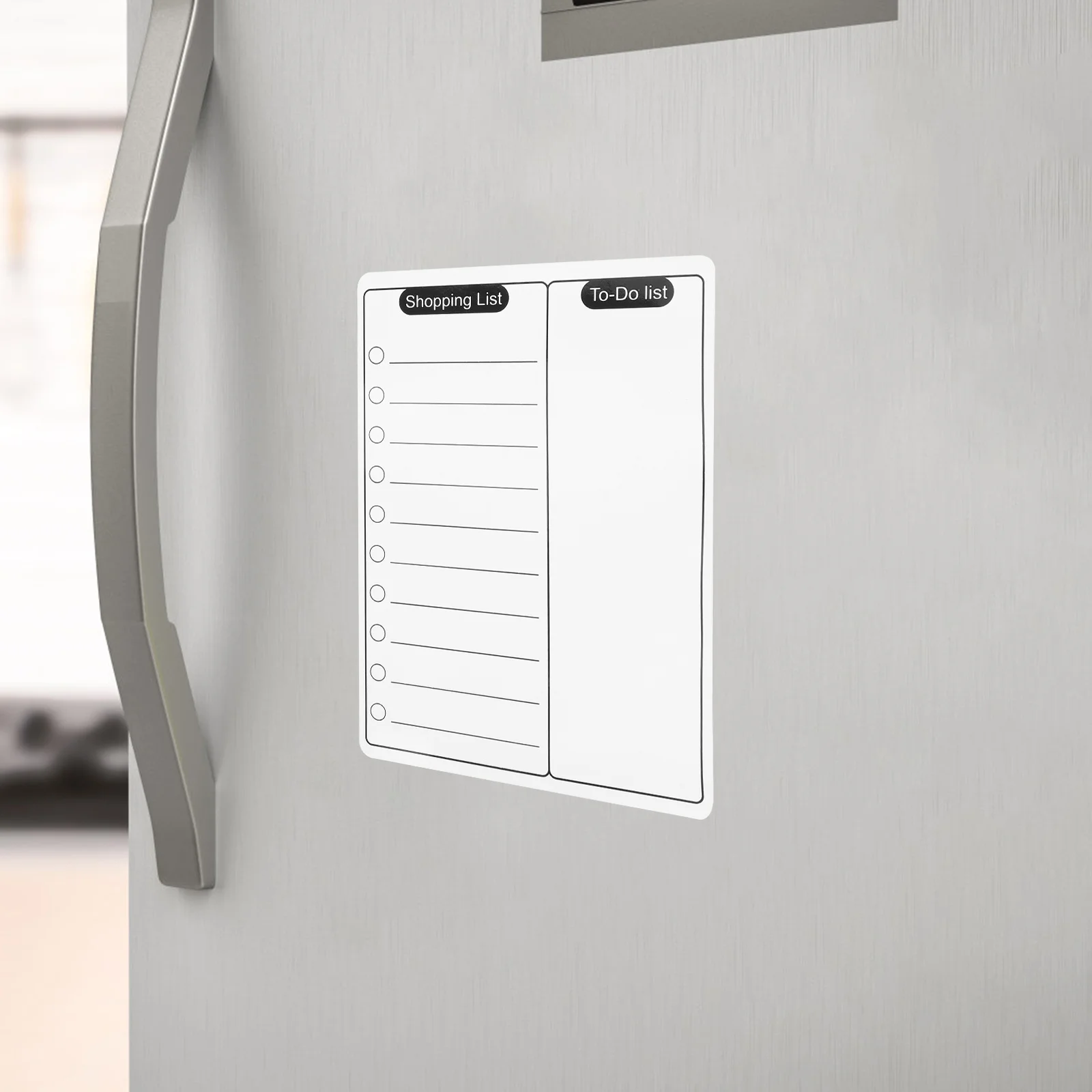 

2Pcs Magnetic Whiteboard Refrigerator Message Board Erasable Writing Board for Home Office Schedule Reminder Kitchen Supplies