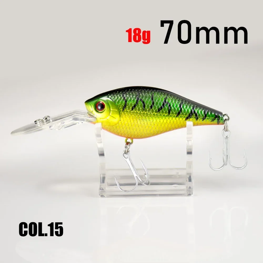 Countbass Crankbait Fishing Lures Deep Water Long Casting Hard Bait Wobbler Plug  70mm