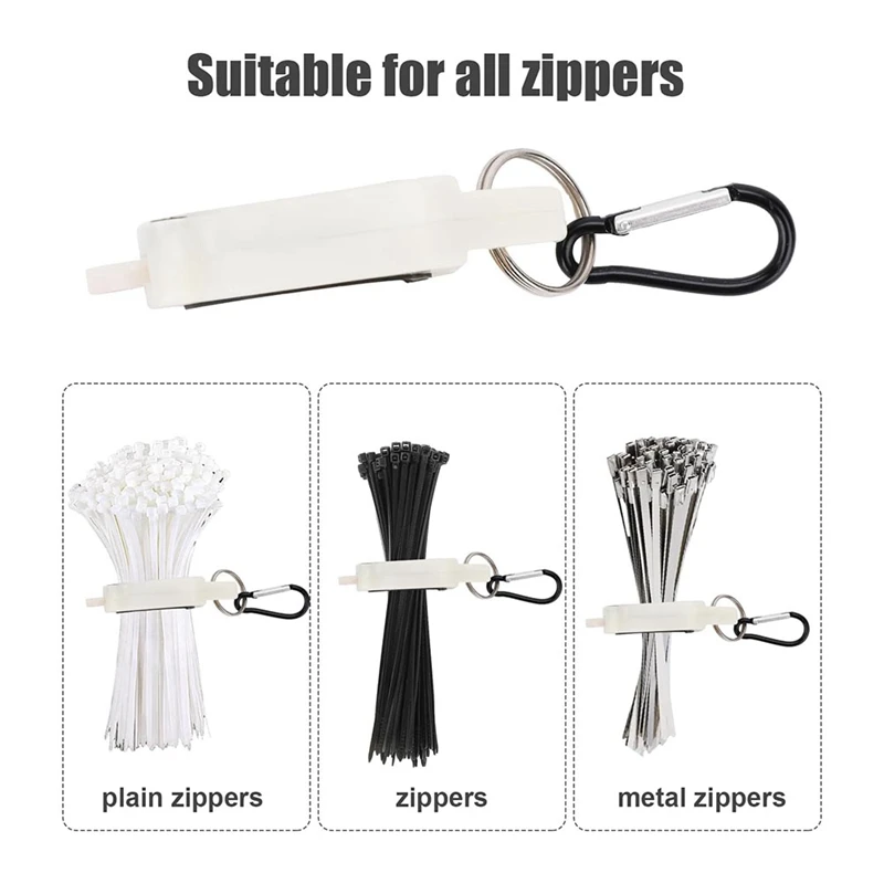 10 pezzi di fascette per cavi fluorescenti, organizer per fascette per cavi, supporto per fascette per cavi portatili, durevole, facile da usare