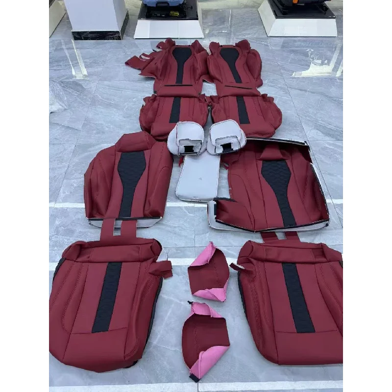 Hongsheng for X3 X5 X6 M3 M5 M6 Series Upgrade Car Interior Accessories Sports Racing Bucket Seat Custom Leather Cover and Spong