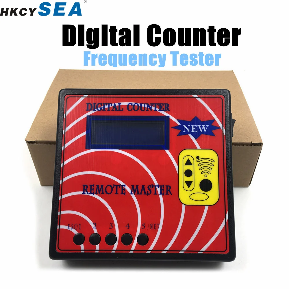 HKCYSEA Digital Counter Frequency Tester,Fixed/Rolling Auto Remote Copier/Master,Regenerate RF Remote Controller,Key Programmer