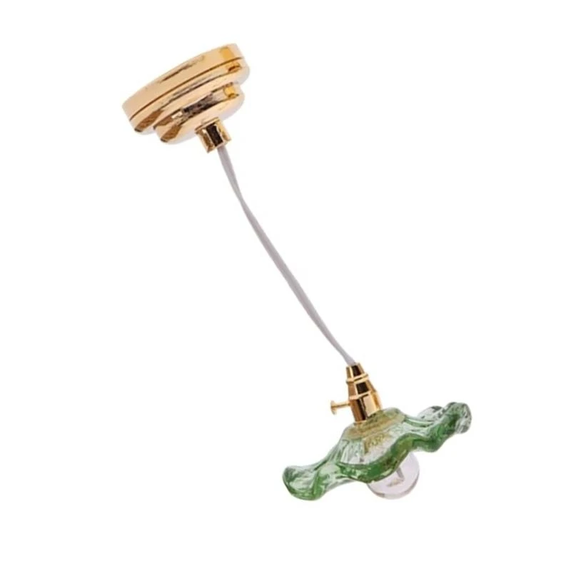 

Кукольные домохозяйки люстры Освещение Игрушка Funishings фигурные потолочные лампы