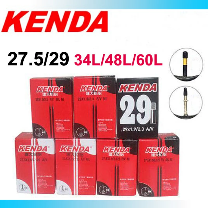 KENDA Bicycle Tire Mountain MTB Bike tyre Inner Tube 27.5/29*1.75/1.5/1.9/1.95/2.125/2.3x29 pneu interieur Bike parts maxxi BMX