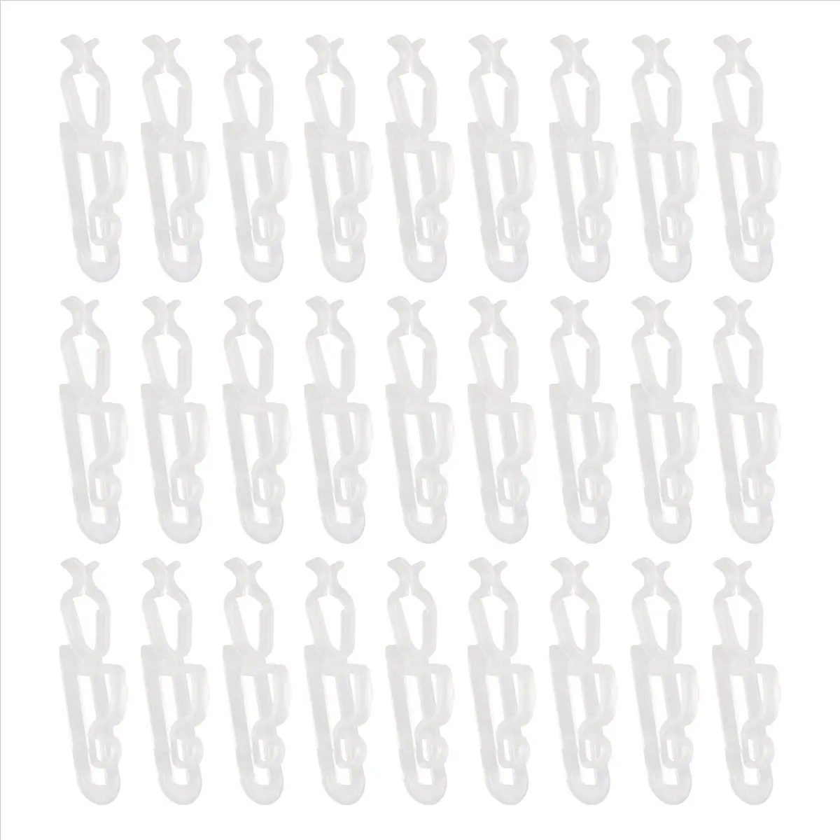 ABFS Christmas Light Clips Clips 100Pack, Universal Gutter and Shingle Clip Hooks for Hanging C7, C9 and Lights