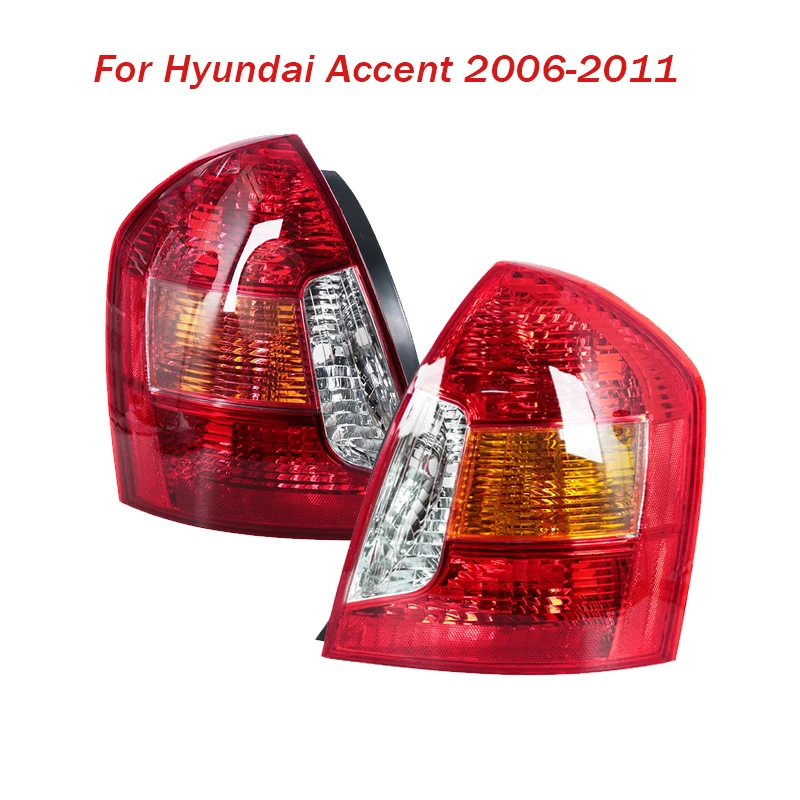 Tail Light For Hyundai Accent 2006-2008 2009 2010 2011 Taillight Stop Brake Lamp Reversing Signal Light Without Bulb