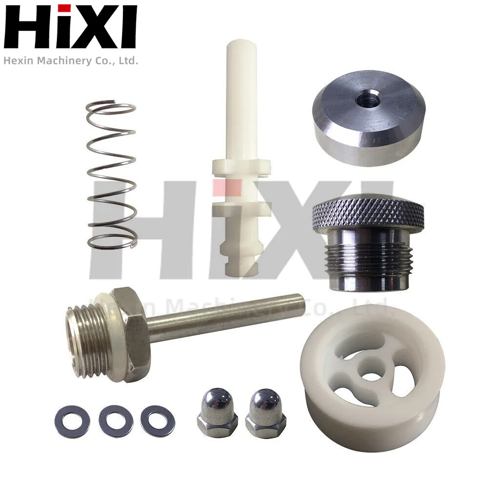 1sets A03/A02 Manual Filling Machine Accessories 5-50ml Manual Filling Machine Discharge Piston Screw Spring Parts