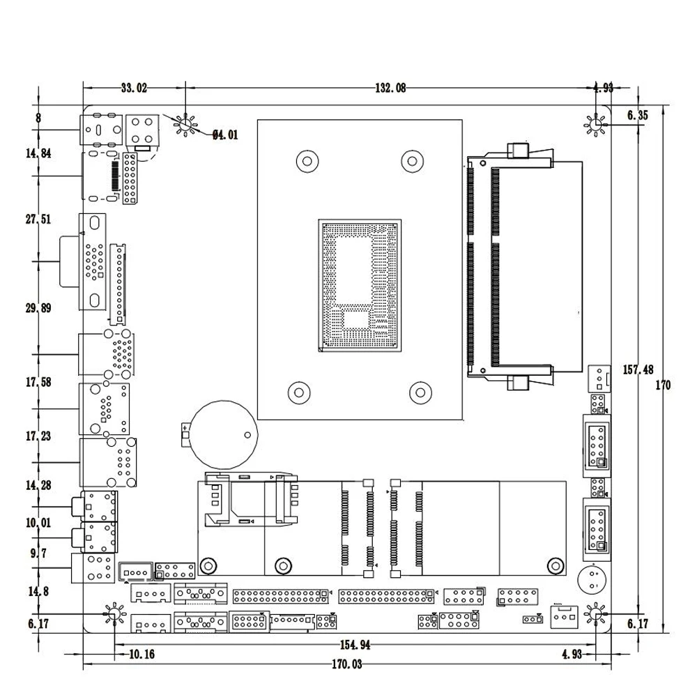 コンピュータ部品マザーボードコア Haswell EDP マザーボード屋外広告デジタル表示画面