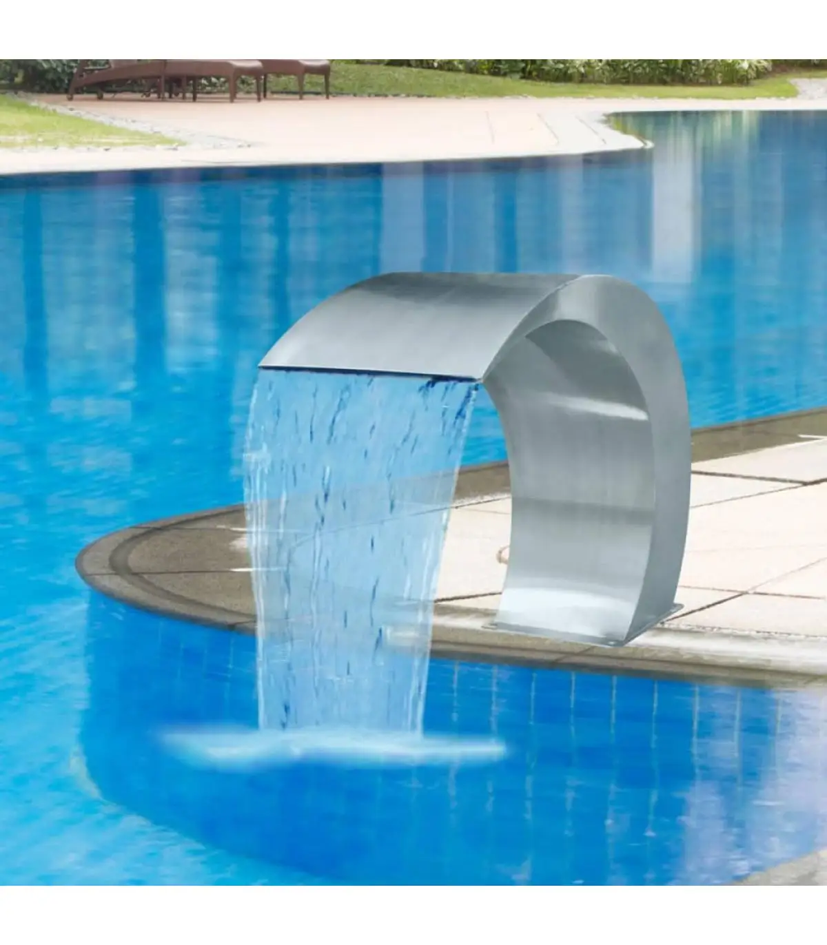 45x30x60 cm waterfall fountain for swimming pool