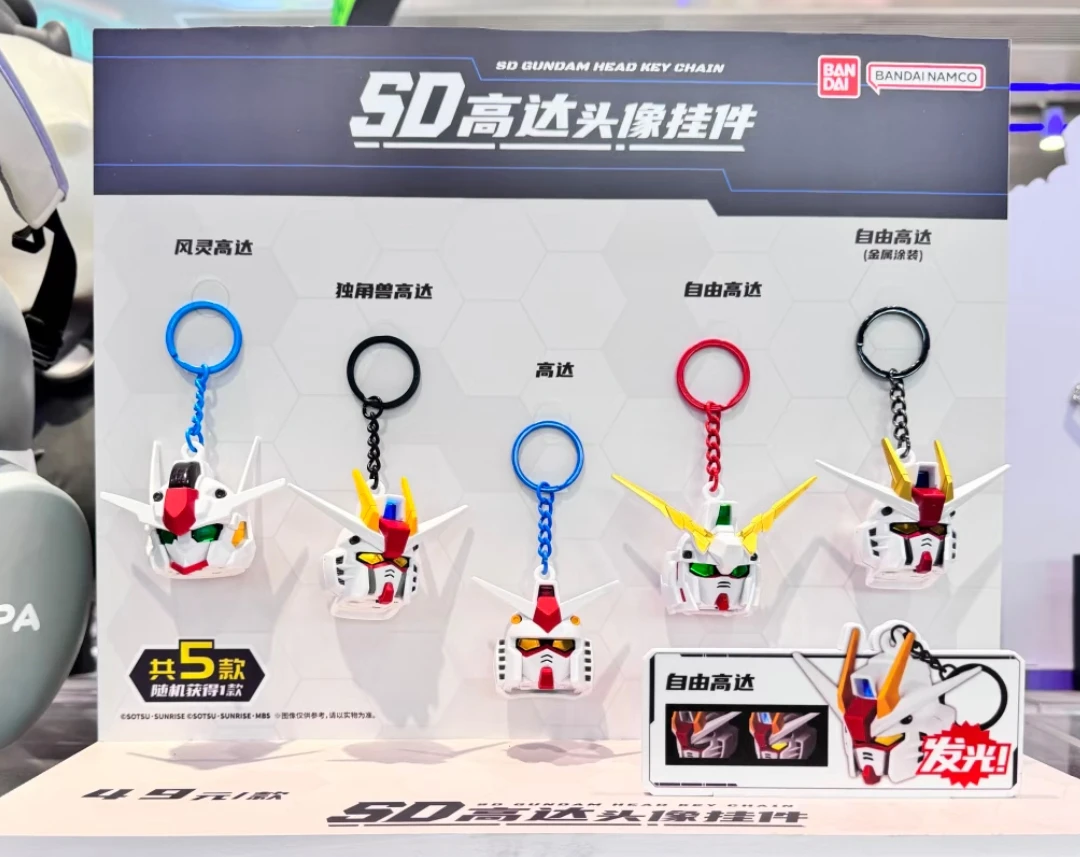 

В наличии, оригинальный Bandai, подвеска SD Gundam Avatar, слепая коробка, модель Gundam, брелок, аксессуары, подарочная коллекция с подсветкой