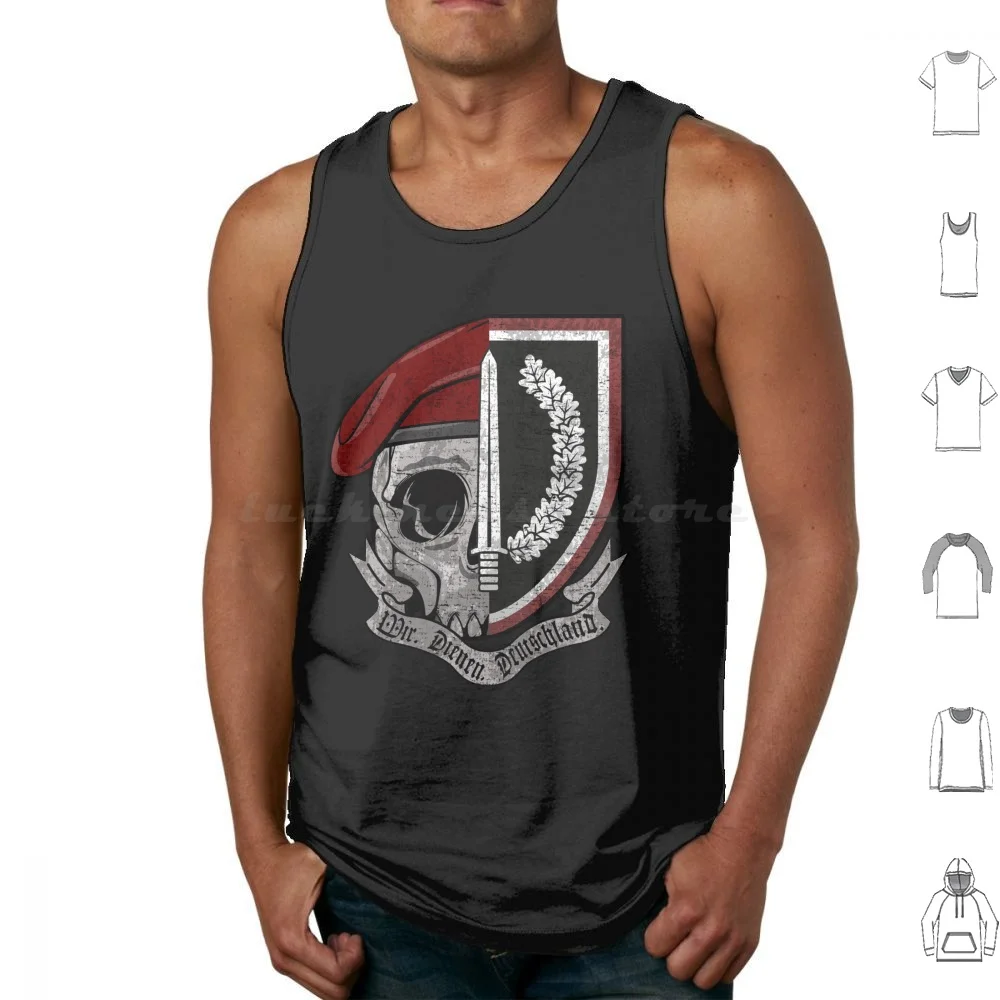 Ksk Kommando Deutschland Armee Tank Tops Vest Sleeveless Ksk Ksk Ksk Design Ksk Ksk Kommando