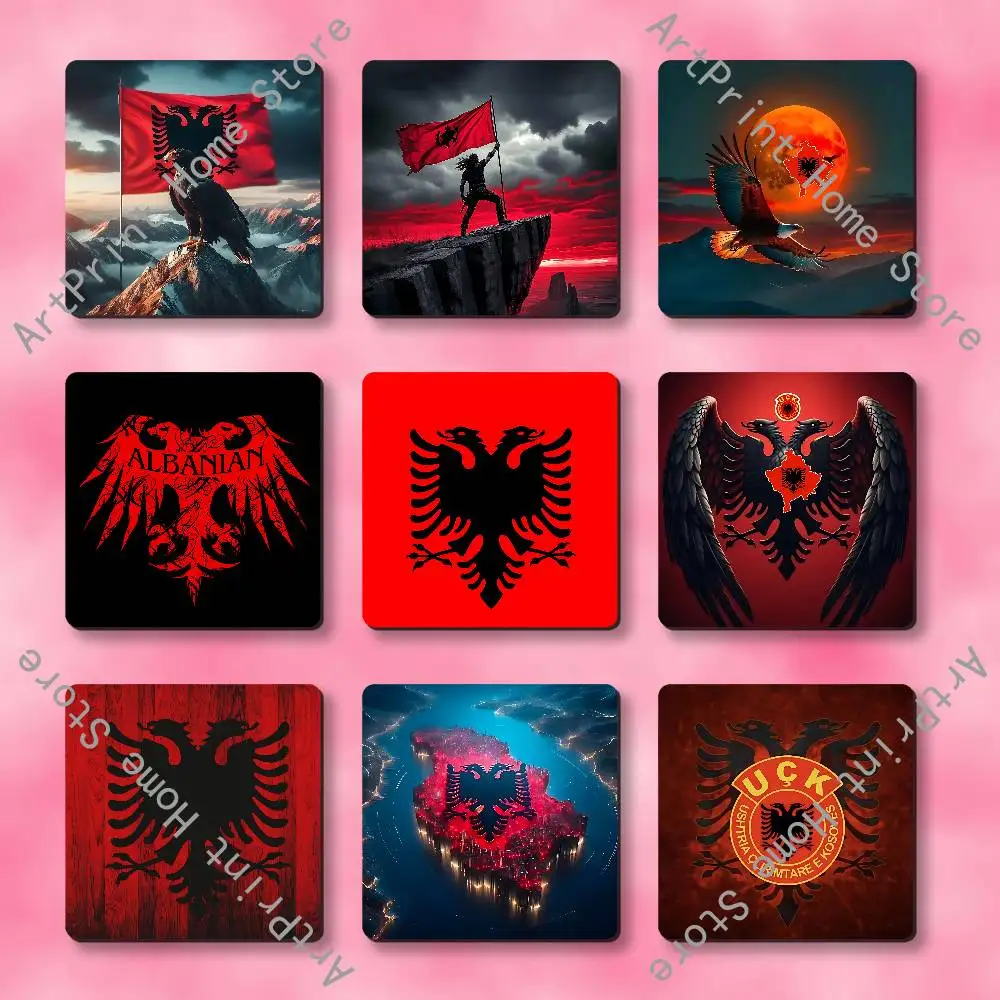 

A-Albania Flag Soft Magnetic Refrigerator Magnets Personality Decorations Creative Gifts