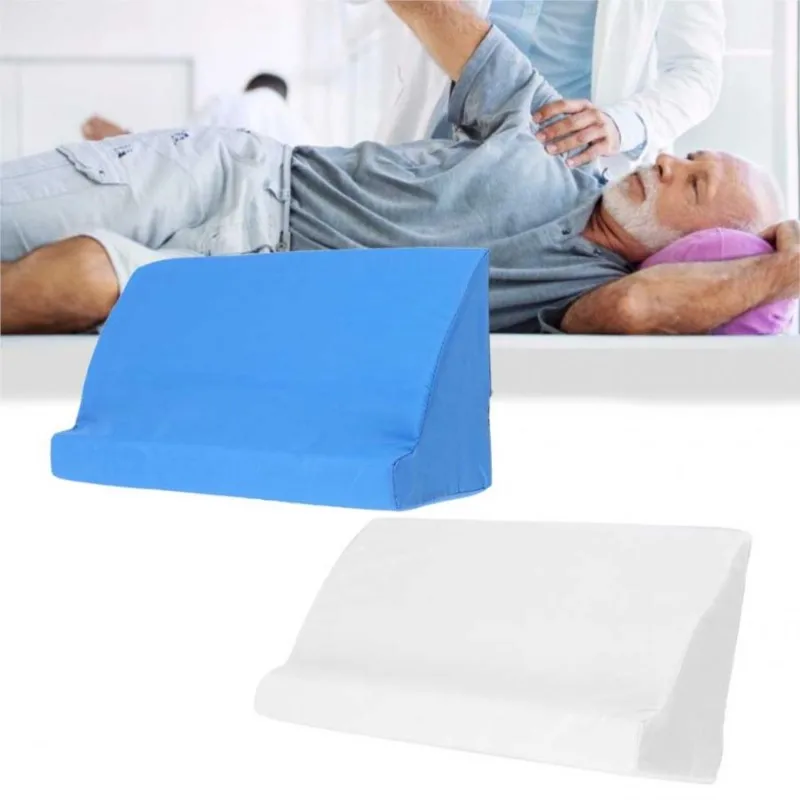 Correction Paralyzed Patients Care Triangular Pad Anti Bedsore Breathable Nursing Cushion (50 x 25 x 15cm) Braces Supports